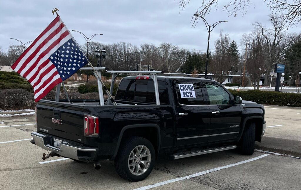 black truch flag